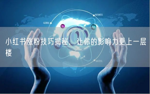 小红书涨粉技巧揭秘，让你的影响力更上一层楼