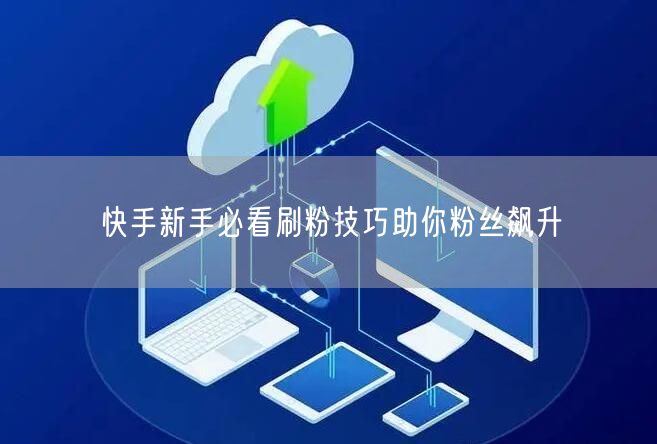 快手新手必看刷粉技巧助你粉丝飙升