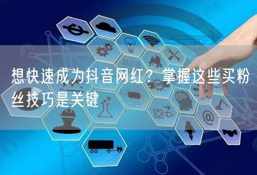 想快速成为抖音网红？掌握这些买粉丝技巧是关键